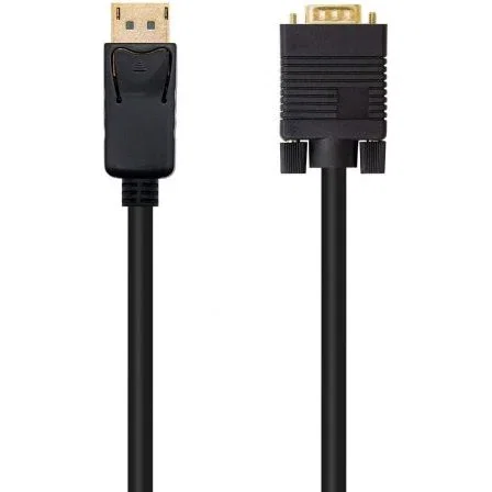 Nanocable Cable Conversor DisplayPort Macho a VGA Macho, 2 m, Negro